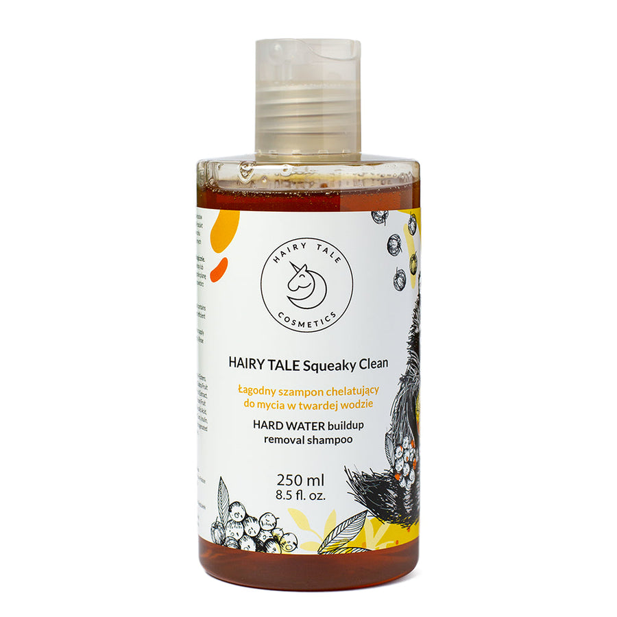 HAIRY TALE COSMETICS Squeaky Clean – Łagodny szampon chelatujący do mycia w twardej wodzie 250ml