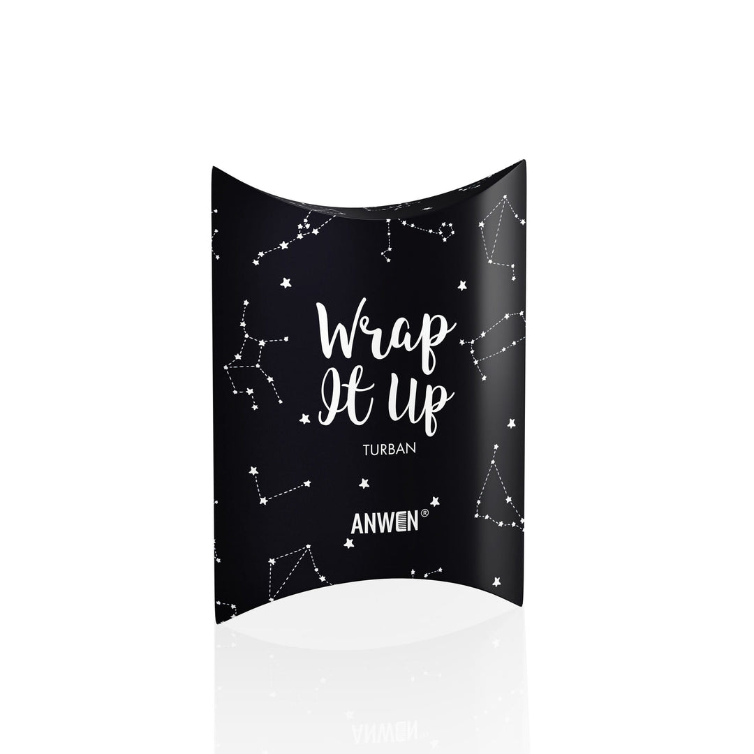 ANWEN Turban Wrap It Up (black) 1 pc.
