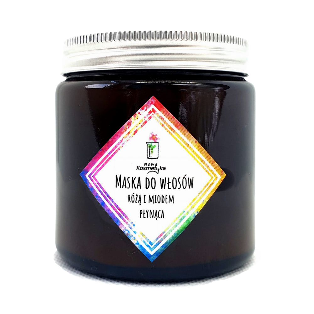 NOWA KOSMETYKA Maska do włosów różą i miodem płynąca 120ml