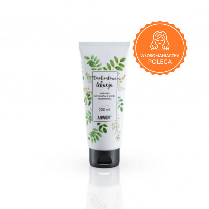 ANWEN Emolientowa Akacja - Odżywka do włosów o niskiej porowatości 200ml
