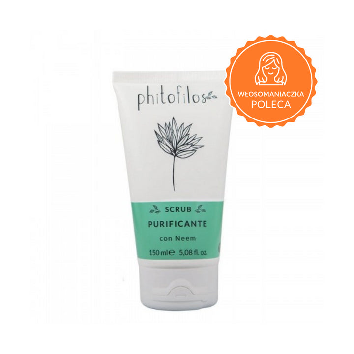 PHITOFILOS Scrub Purificante Con Neem Peeling do skóry głowy 150ml