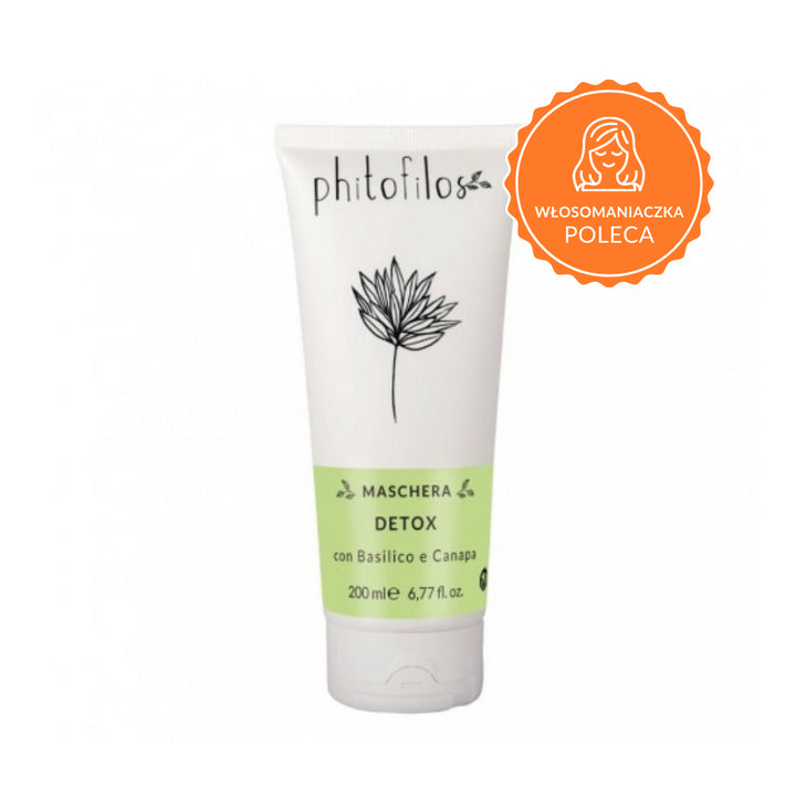 PHITOFILOS Maschera Anti- Pollution Detox Maska chelatująca Bazylia i Konopia 200ml