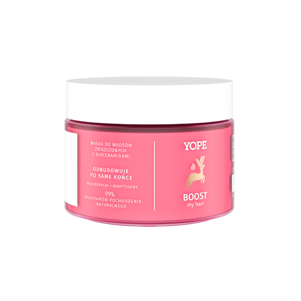 YOPE Boost My Hair Maska do włosów zniszczonych z bioceramidami 250ml