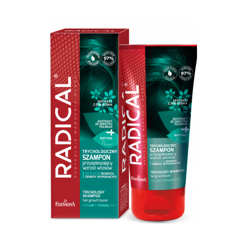 RADICAL Trychologiczny szampon przyspieszający wzrost włosów 200ml