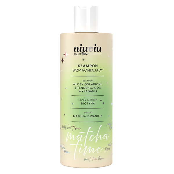 SO!FLOW Niuviu Matcha Time wzmacniający szampon do włosów 300 ml