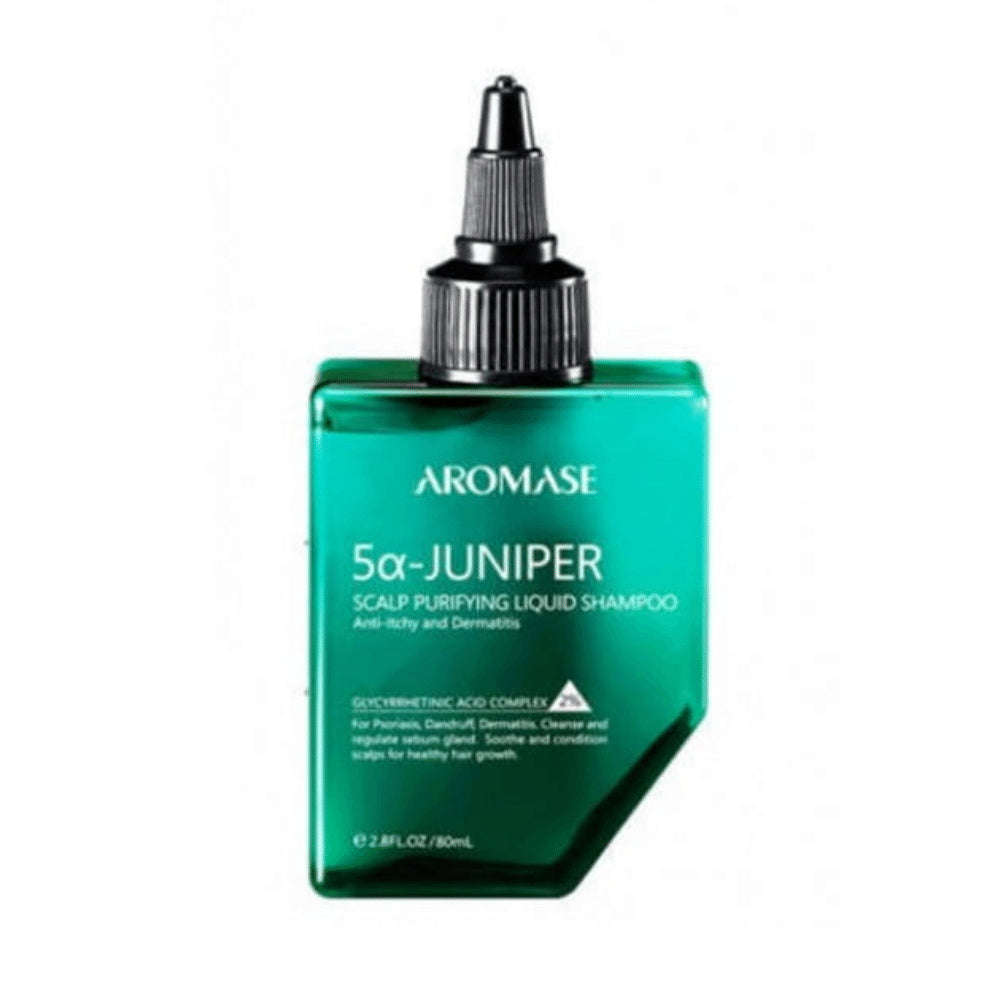 AROMASE 5α Juniper Scalp Purifying Liquid Shampoo Szampon płyn oczyszczający skórę głowy 80ml NOWY SKŁAD