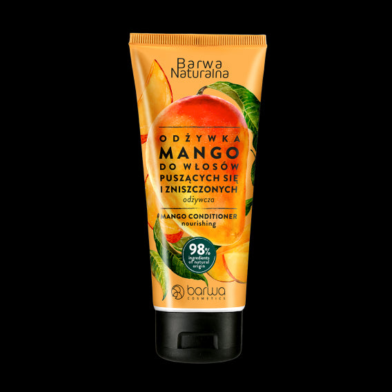 OUTLET! BARWA Odżywka Mango do włosów puszących się i zniszczonych 200ml Krótki termin ważności: 04.2026r.