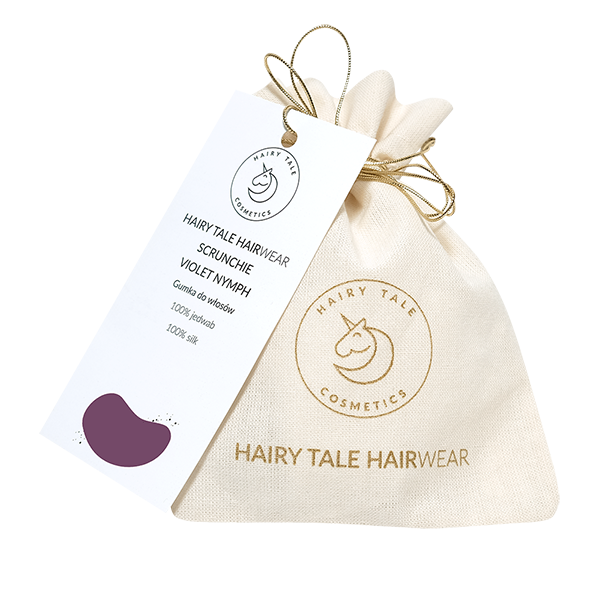 HAIRY TALE HAIRWEAR Scrunchie VIOLET NYMPH - Silk scrunchie