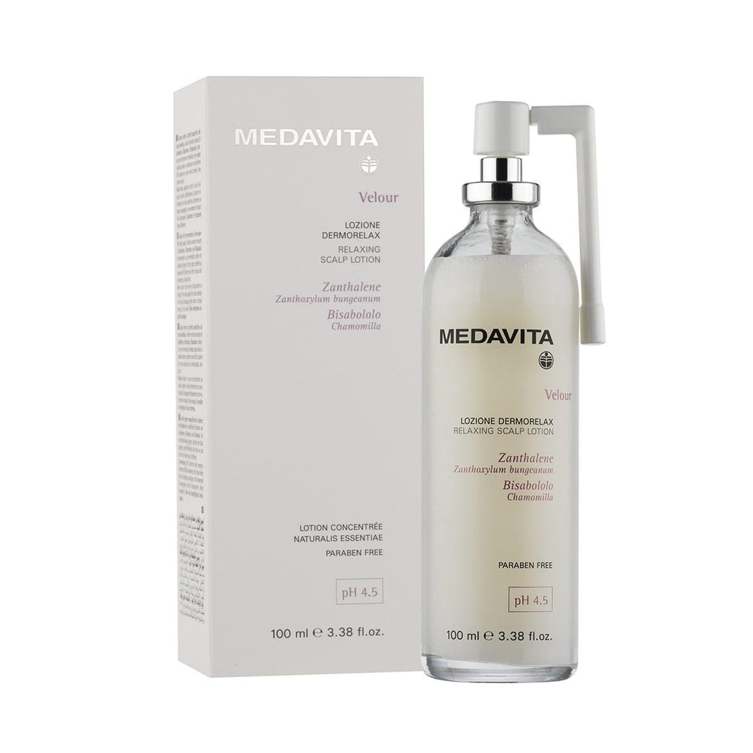 MEDAVITA Velour Lozione Dermorelax - Tonik lotion relaksujący do wrażliwej skóry głowy 100ml