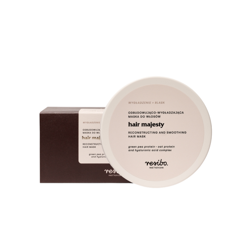 RESIBO Hair Majesty odbudowująco-wygładzająca maska do włosów 175 ml