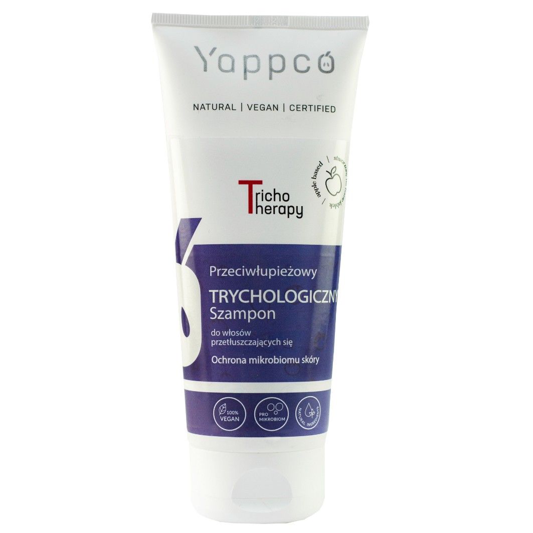 YAPPCO Tricho Therapy Przeciwłupieżowy trychologiczny szampon do włosów przetłuszczających się 200ml