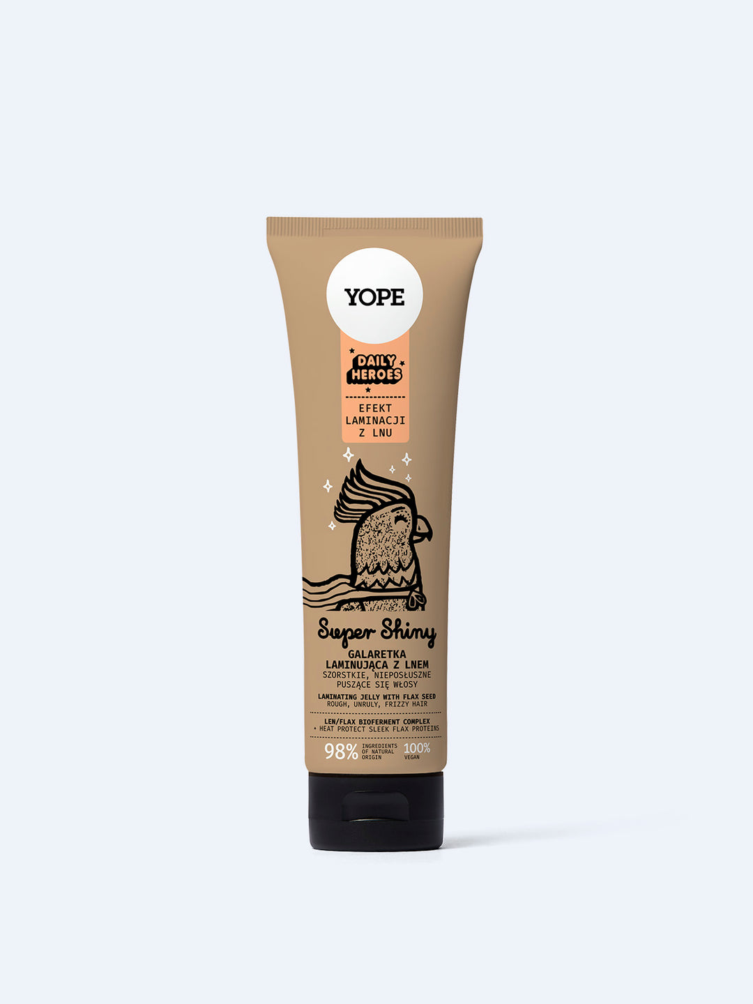 YOPE Super Shiny Galaretka laminująca do włosów 140 ml