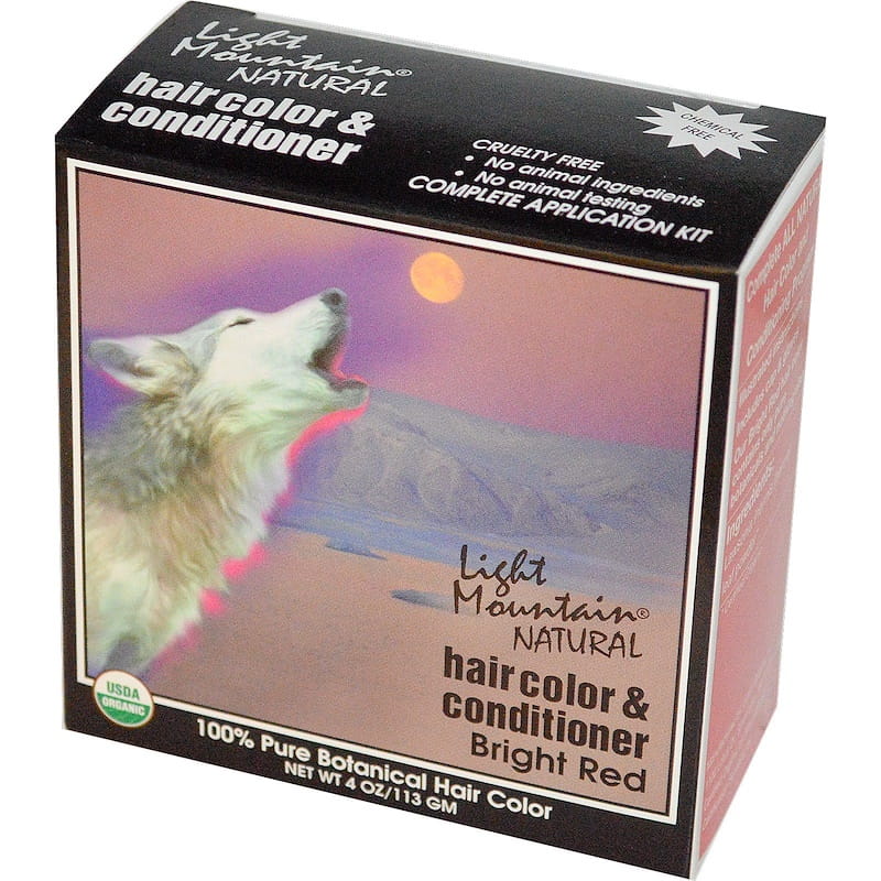LIGHT MOUNTAIN WILK bright red Naturalna Henna z amlą 113g