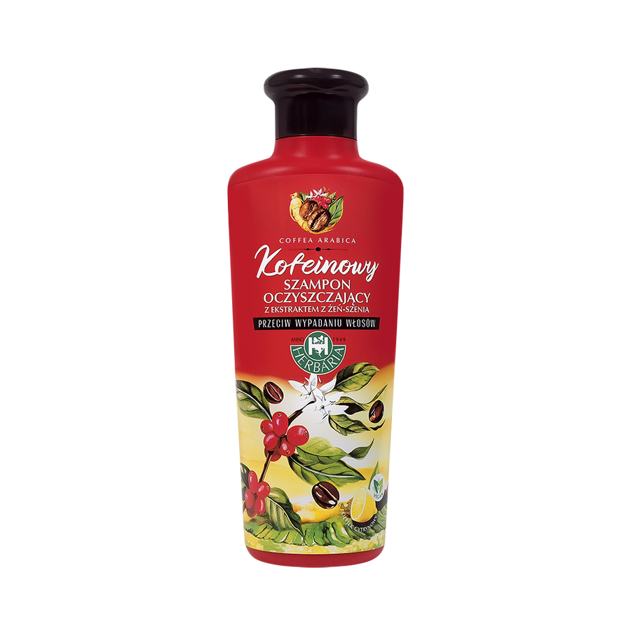 HERBARIA BANFI Szampon kofeinowy żeń-szeń 250ml