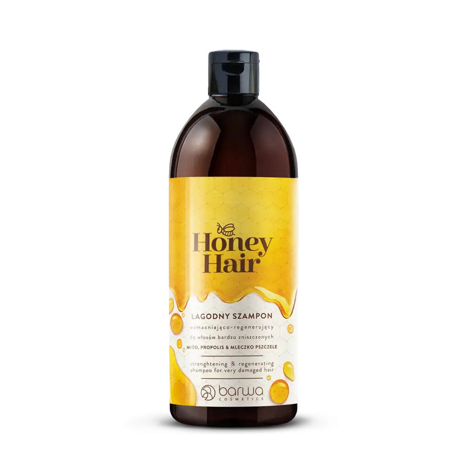 BARWA Honey Hair Szampon miodowy nawilżająco-regenerujacy 480 ml