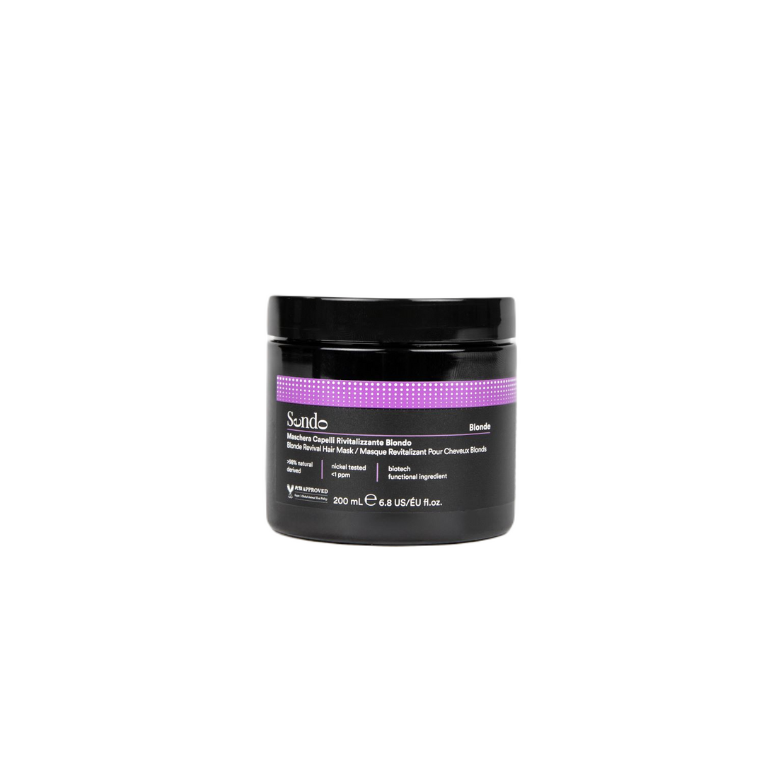 SENDO Blonde Revival Hair Mask - Revitalizing mask with purple pigment for blonde and bleached hair 200ml