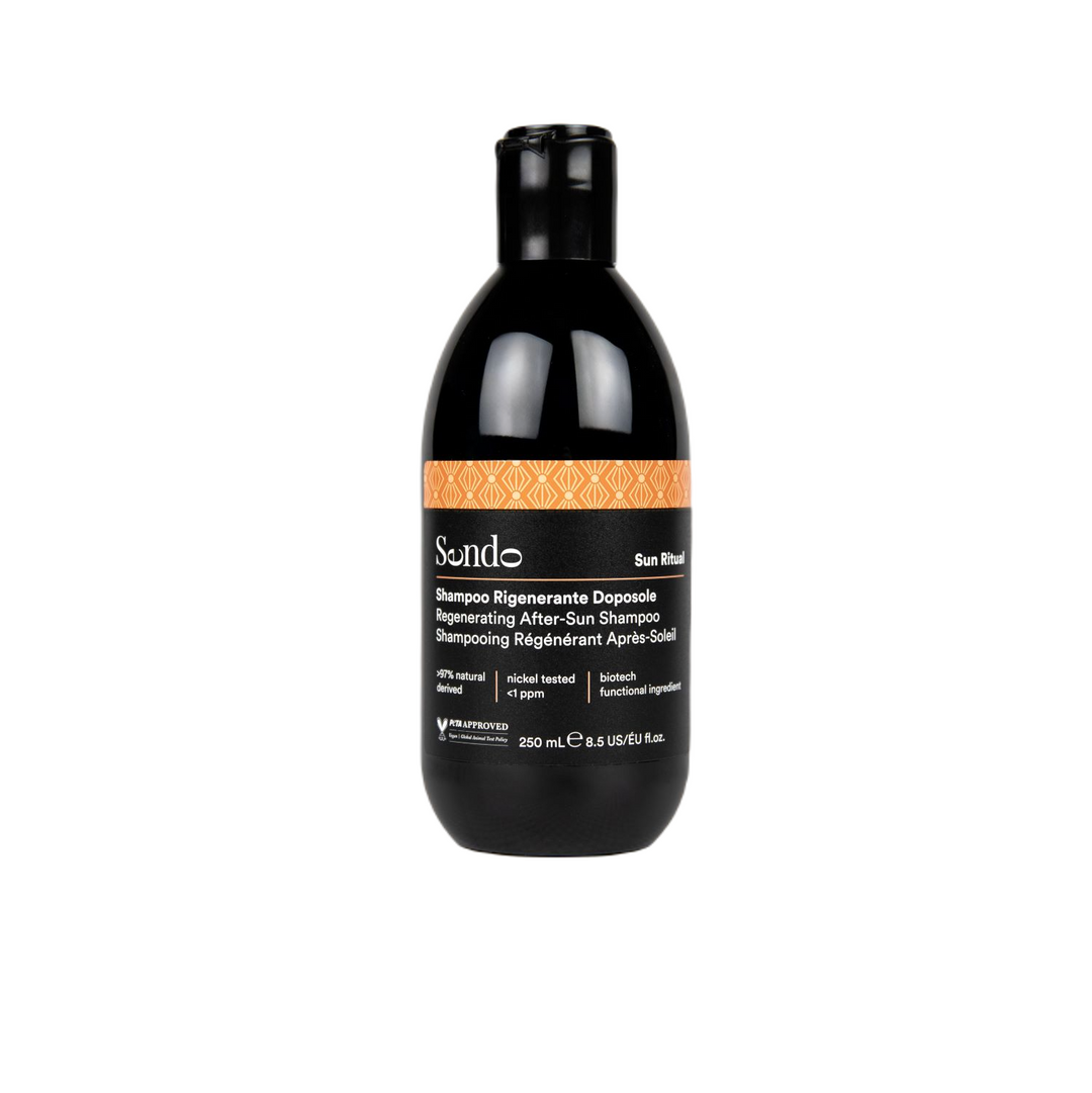 SENDO Regenerating After-Sun Shampoo - Regenerujący szampon do włosów Sun Ritual po ekspozycji na słońce, słoną wodę lub chlor 250ml