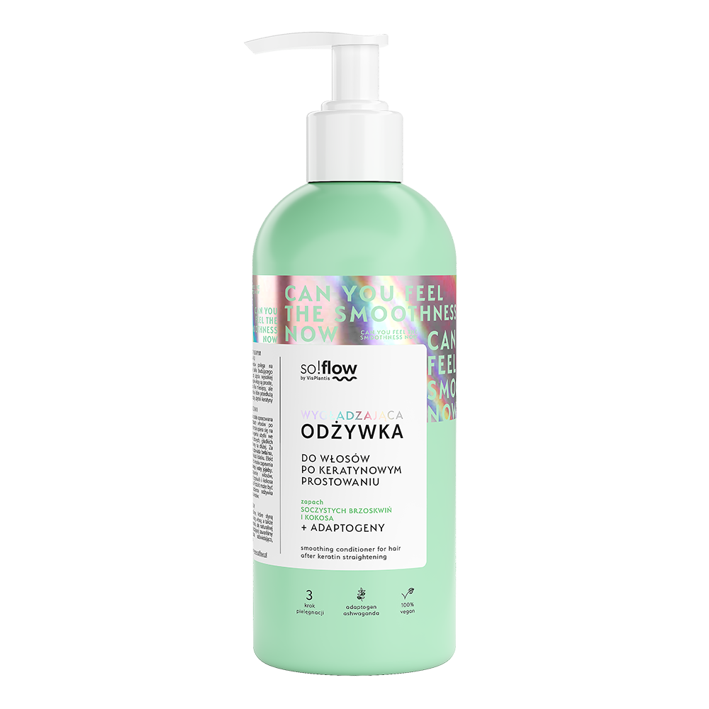SO!FLOW Wygładzająca odżywka do włosów po keratynowym prostowaniu 400ml