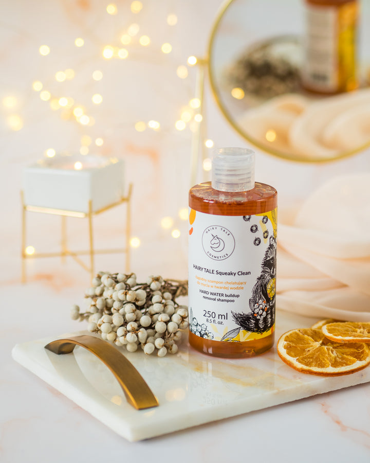 HAIRY TALE COSMETICS Squeaky Clean – Mild chelating shampoo for washing in hard water 250ml