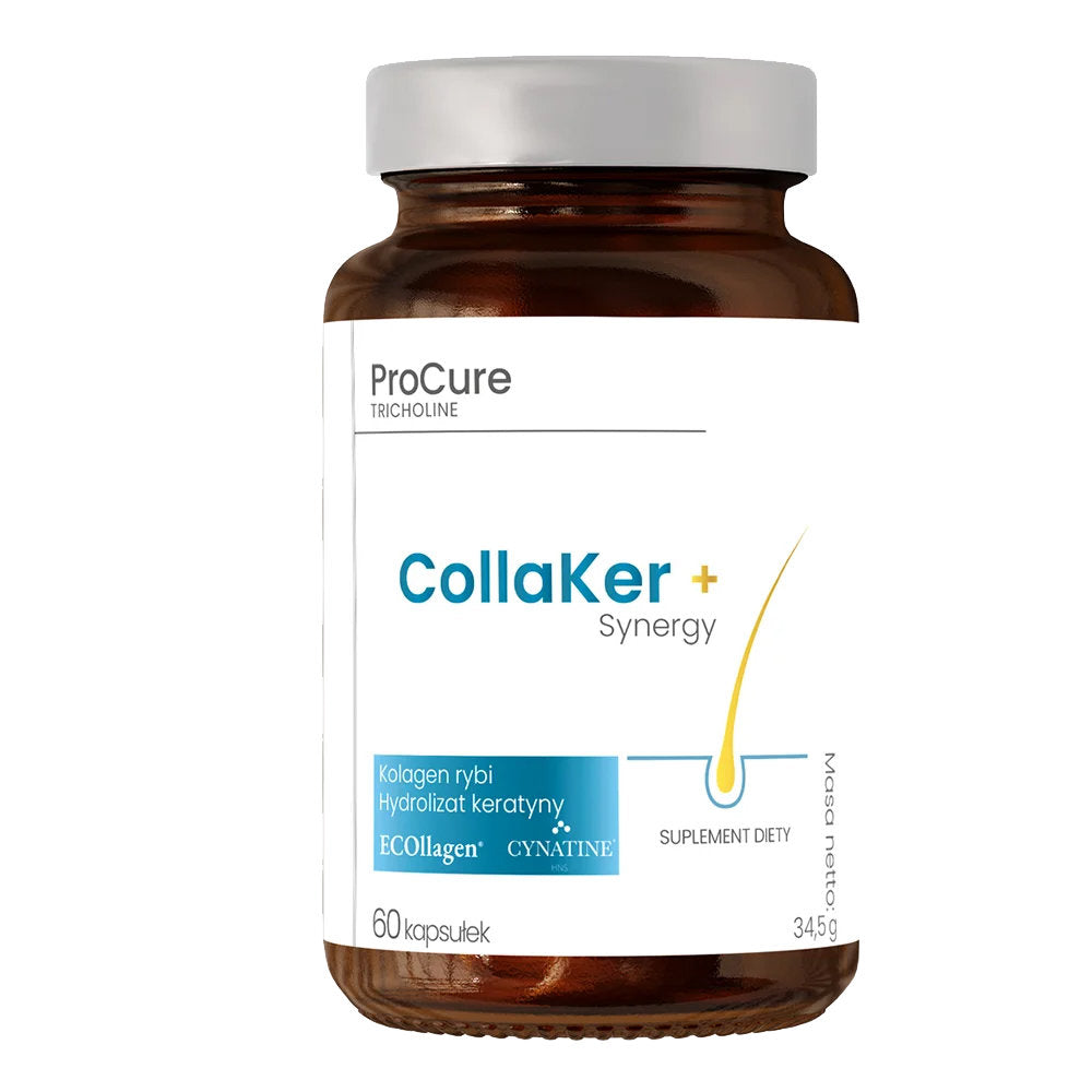 PRO CURE Tricholine CollaKer + Synergy Suplement Diety 60 kapsułek
