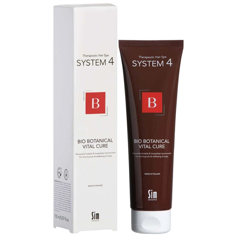 SYSTEM 4 Bio Botanical Vital cure - Exfoliating scalp conditioner against hair loss 150ml