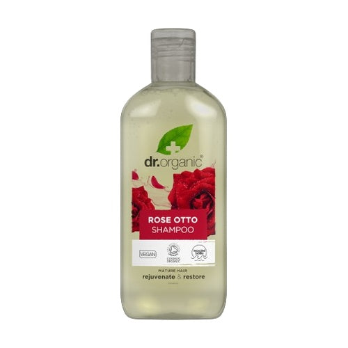 DR.ORGANIC Rewitalizujący dodający objętości szampon z olejkiem różanym 265 ml