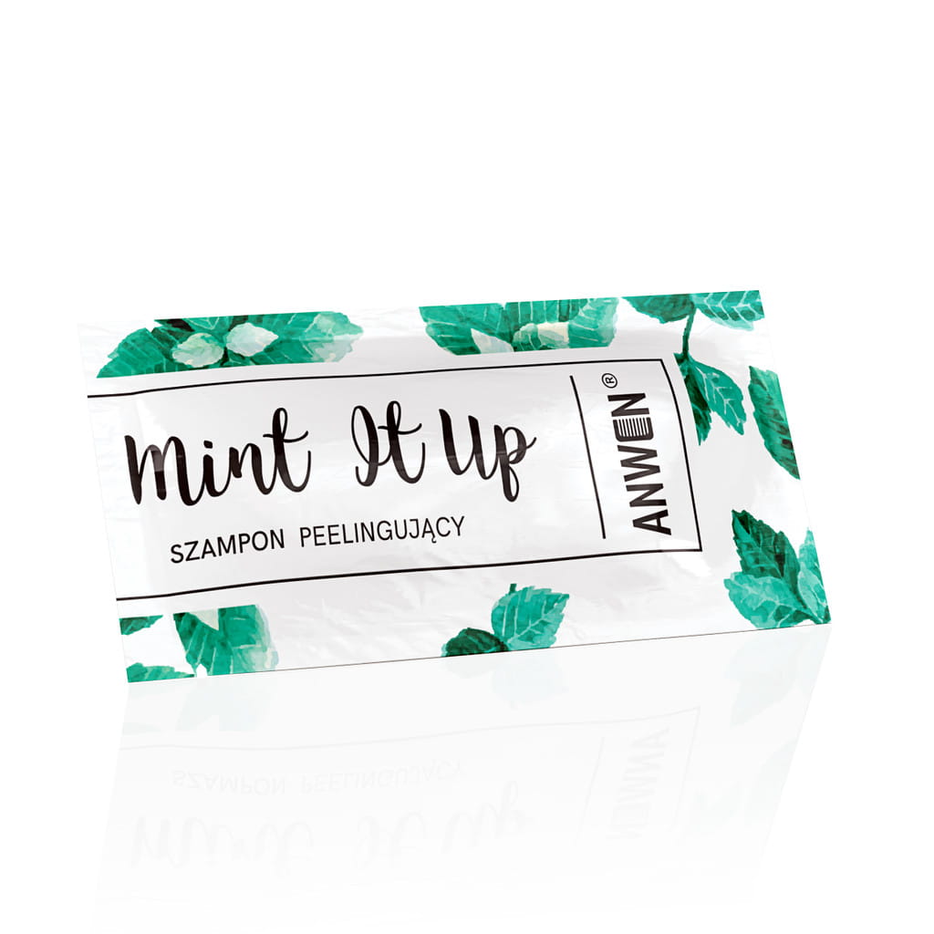 ANWEN 'Mint It Up' - Szampon peelingujący SASZETKA 10ml