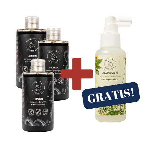 ZESTAW HAIRY TALE COSMETICS 3x Kraken + Grasshopper GRATIS