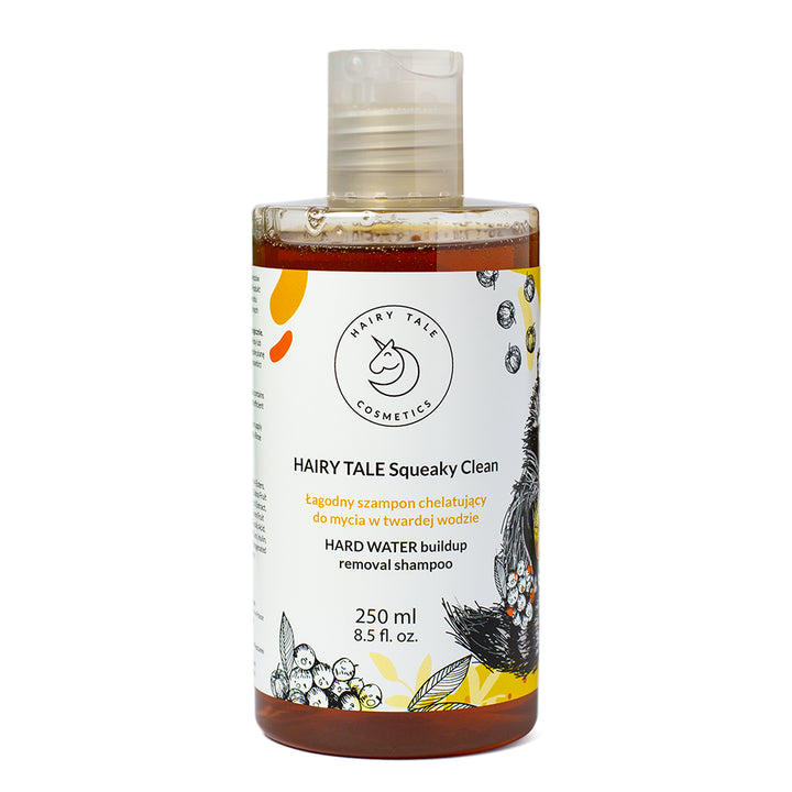 HAIRY TALE COSMETICS Squeaky Clean – Łagodny szampon chelatujący do mycia w twardej wodzie 250ml