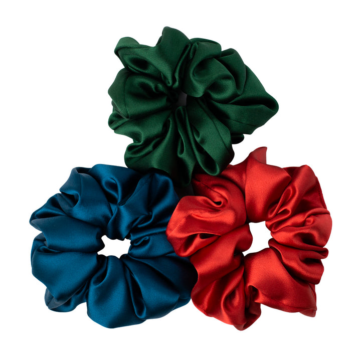 HAIRY TALE HAIRWEAR Scrunchie FLORENCE - Zestaw gumek jedwabnych
