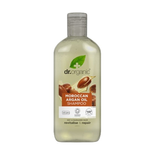 DR.ORGANIC Szampon wygładzający z organicznym marokańskim olejem arganowym 265 ml