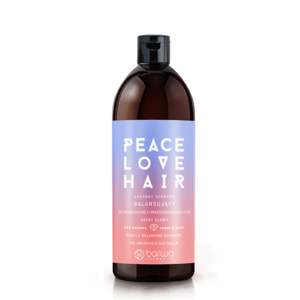 BARWA Peace Love Hair Łagodny szampon balansujący 480ml