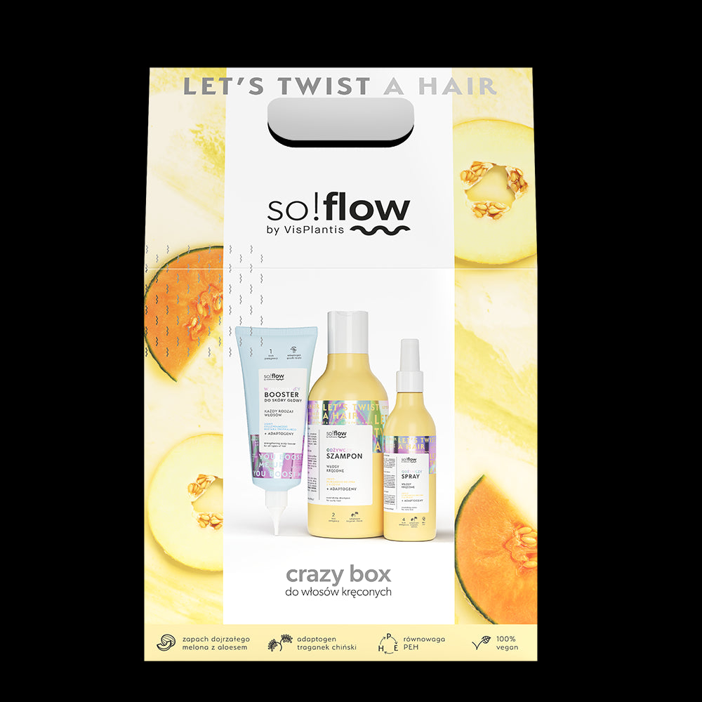 SO!FLOW by VIS PLANTIS Zestaw Crazy Box do włosów kręconych