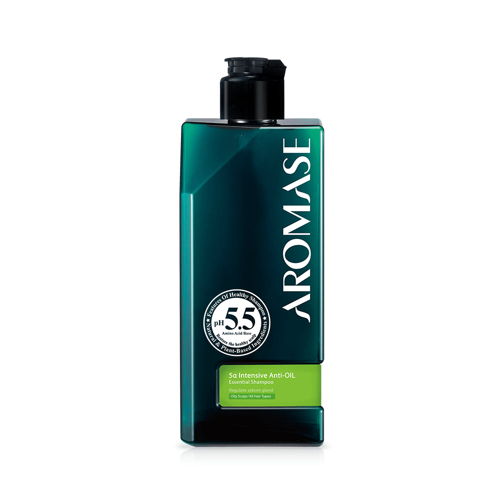 AROMASE 5α Intensive Anti-Oil Essential Shampoo Szampon do przetłuszczającej się skóry głowy 90ml