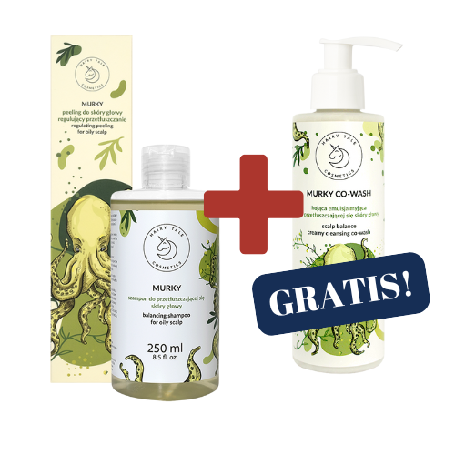 ZESTAW HAIRY TALE COSMETICS Murky Szampon i peeling + Co-wash GRATIS!