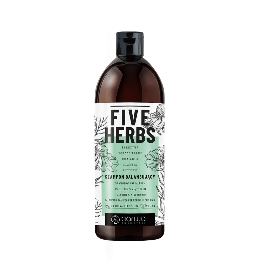 BARWA Five Herbs szampon balansujący 480ml