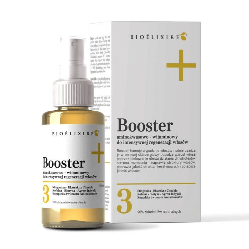 BIOELIXIRE Booster aminokwasowo-witaminowy do intensywnej Regeneracji włosów  50ml