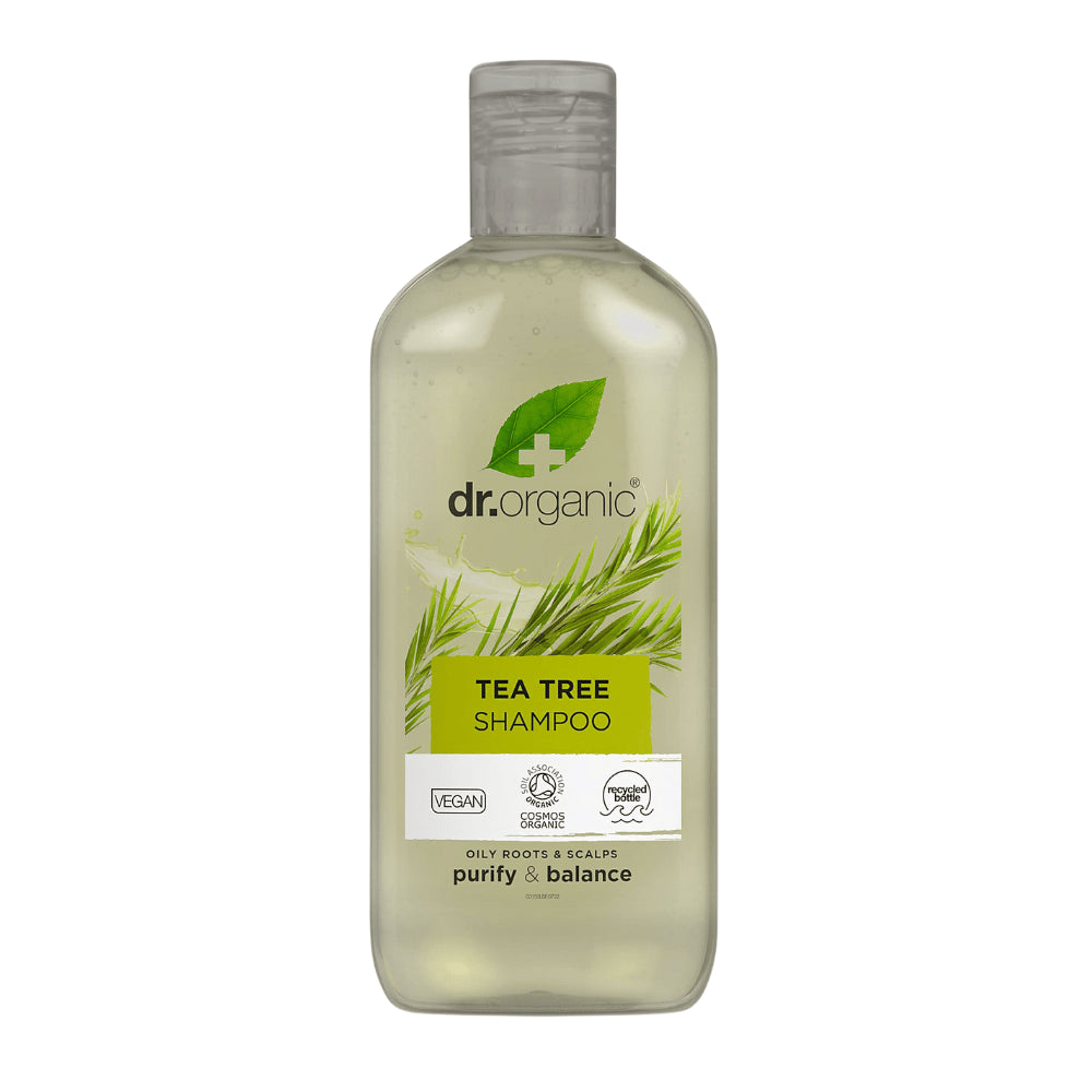 DR.ORGANIC Szampon oczyszczający z olejkiem z drzewa herbacianego 265 ml