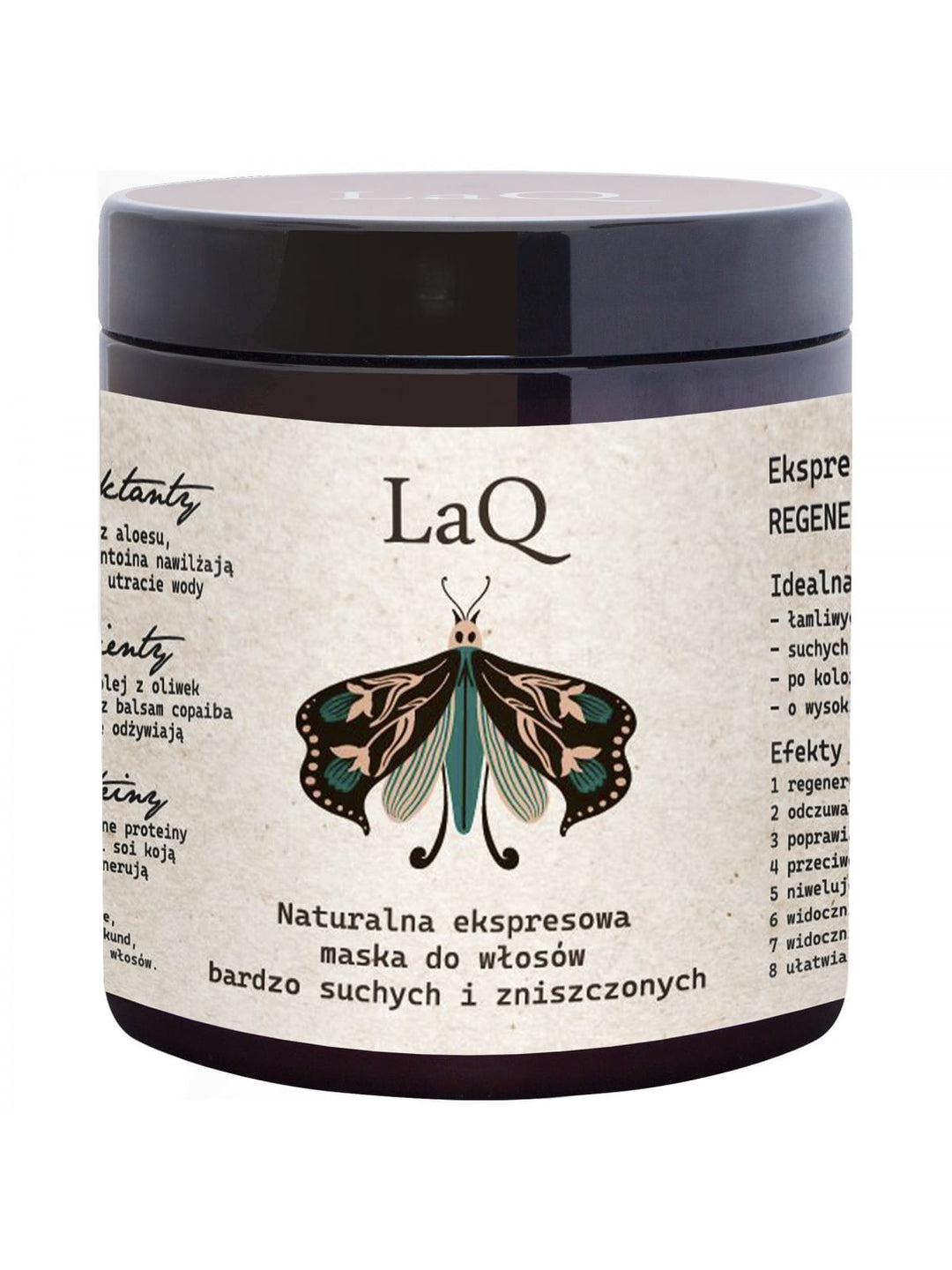 LAQ Naturalna ekspresowa maska do włosów bardzo suchych i zniszczonych 200ml
