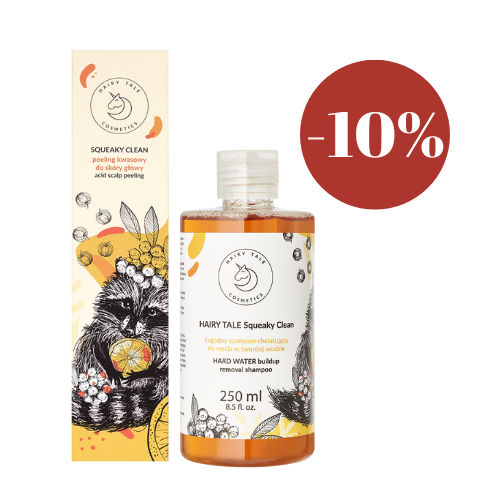 ZESTAW HAIRY TALE COSMETICS Squeaky Szampon i Peeling