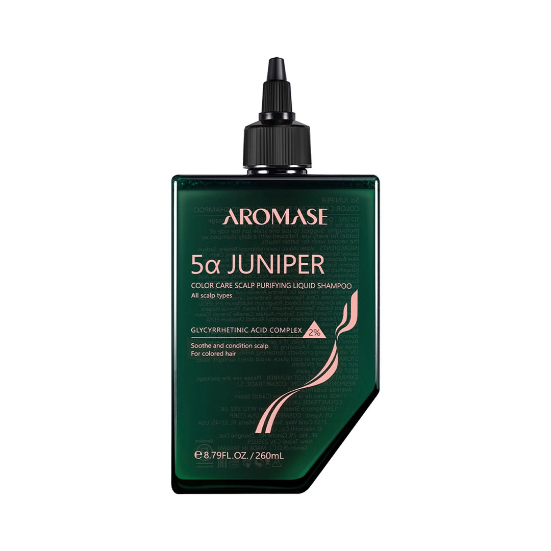 AROMASE 5α Juniper Color Care Scalp Purifying Liquid Shampoo 260 ml
