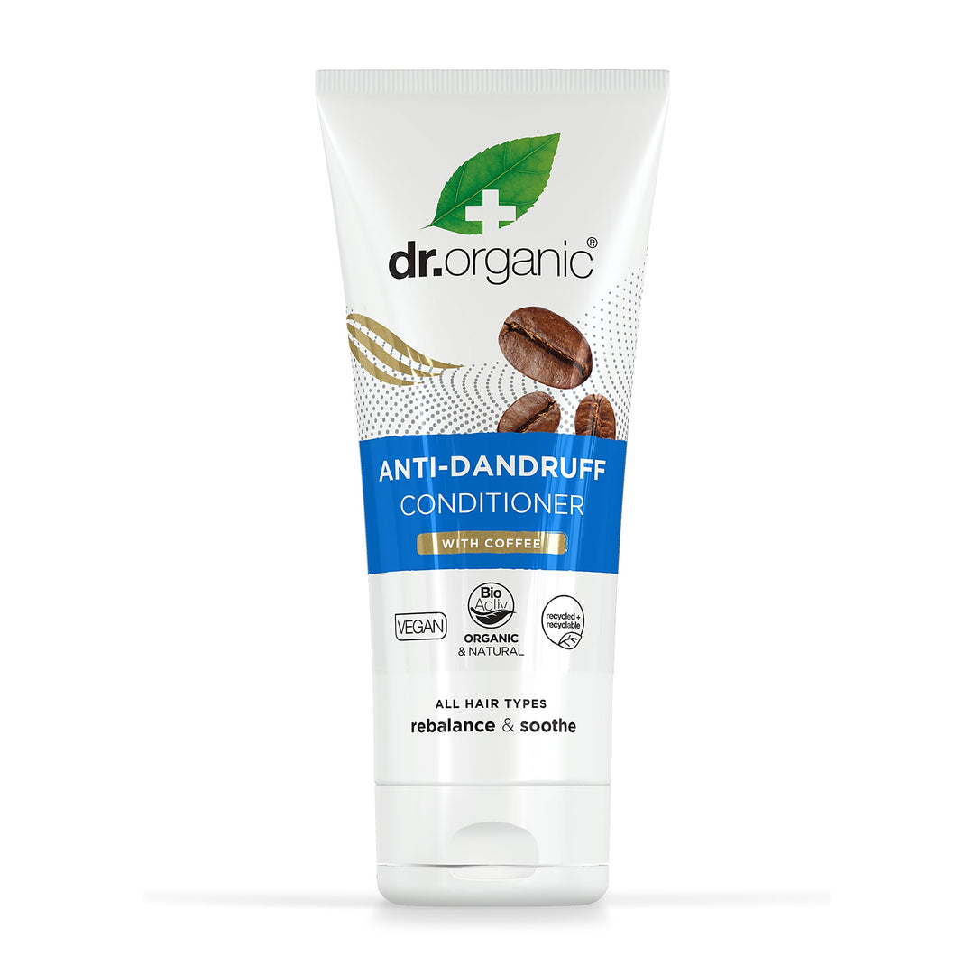 DR.ORGANIC Anti-dandruff conditioner with organic coffee extract and mint oil 200ml