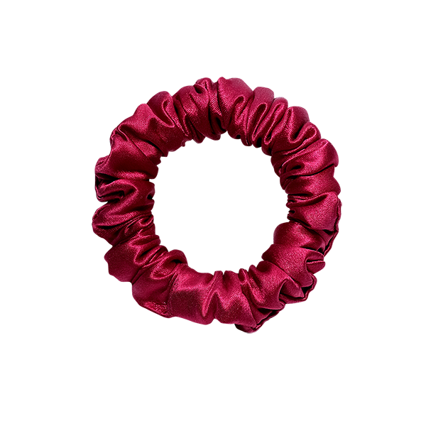 HAIRY TALE HAIRWEAR MINI Scrunchie Royal Wine - Gumka jedwabna