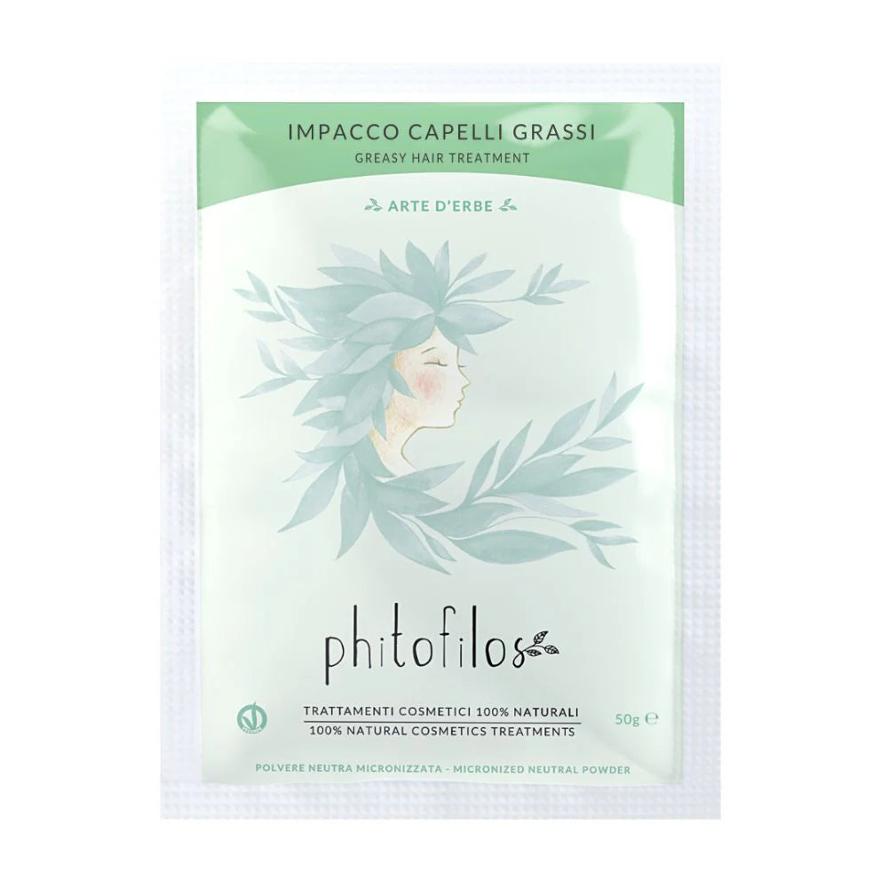 PHITOFILOS Impacco Capelli Grassi Mieszanka do włosów tłustych 50 g
