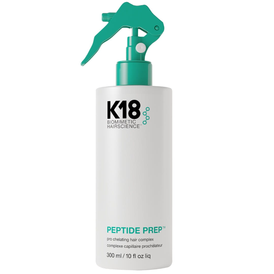 K18 Peptide Prep Pro Chelating Hair Complex - Chelation treatment removing mineral superstructure and heavy metals from hair before chemical treatments 300ml