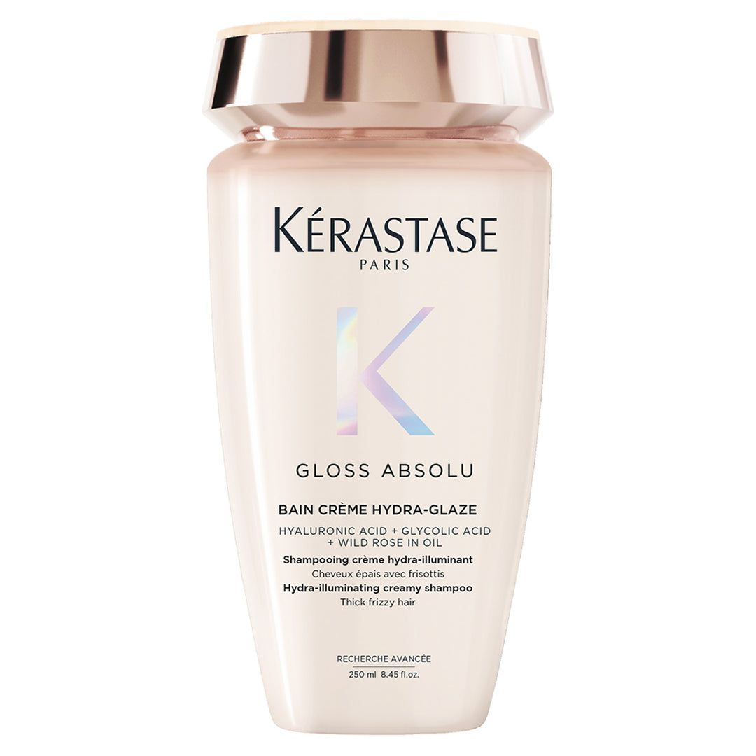 Kérastase Gloss Absolu Bain Crème Hydra-Glaze wzbogacony szampon do włosów grubych z tendencją do puszenia 250ml