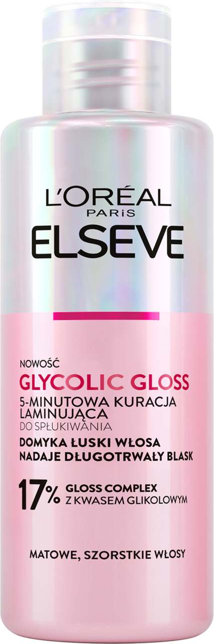 L'OREAL Elseve Glycolic Gloss odbudowująca kuracja dla błyszczących włosów 200ml