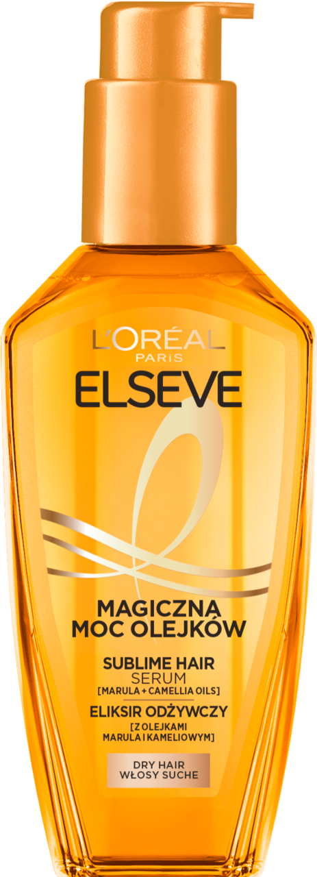 L'OREAL Elseve Elixir Oil Eliksir 6 olejków kwiatowych odżywczy dla wszystkich rodzajów włosów 100ml