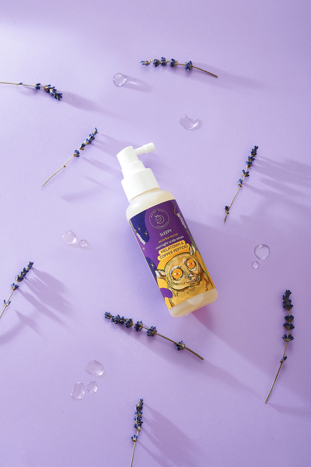 HAIRY TALE COSMETICS Sleepy - Wcierka nocna Melatonina i Peptydy Miedziowe 120 ml