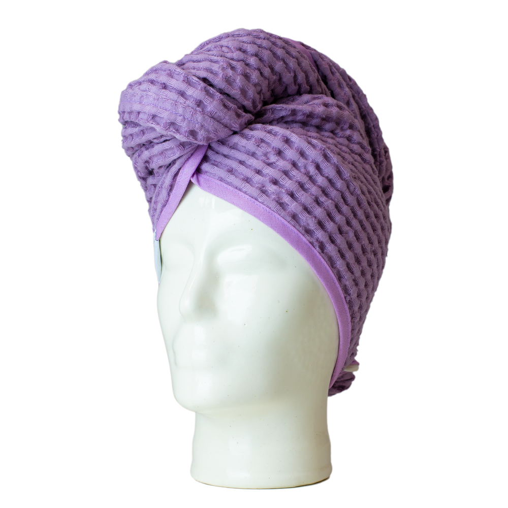 HAIRY TALE HAIRWEAR LAVENDER Turban do włosów z lnem